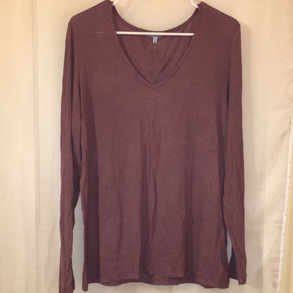 Mauve long sleeve tee